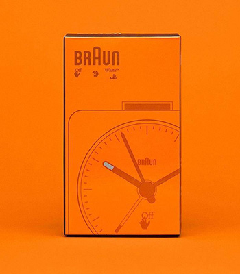 DB報導｜潮牌跨界經典鬧鐘，打造居家新亮點：Off-White c/o Braun!｜設計盒子DESIGN BOX