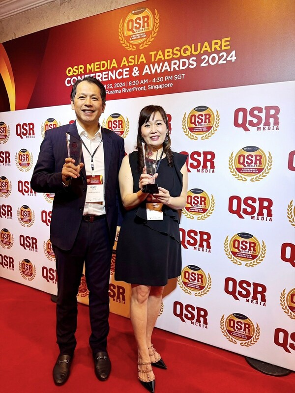 Chatime榮獲QSR Media Asia Tabsquare Awards 2024