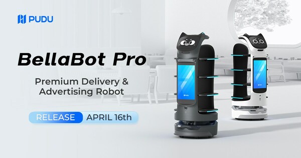 Pudu Robotics推出針對餐飲及零售業的服務機械人BellaBot Pro，具備全新人工智能、安全性及市場營銷功能