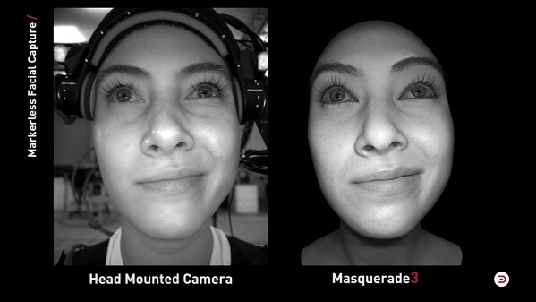 數字王國發佈Masquerade 3.0 推動面部運動捕捉邁進無標記點時代