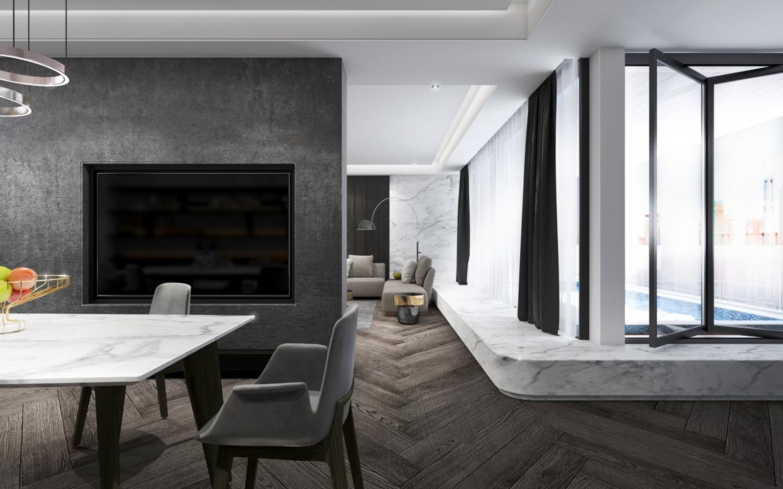 豪宅室內設計師推薦 │ 綠隱瑰寶,中山世紀張宅設計案 │ 遇見設計 謝昱宏 DESIGNBOX設計盒子網路平台2