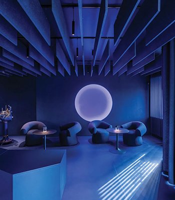 餐廳室內設計推薦 │  最新竣工的六家新餐廳！設計新穎，彷彿日落般的照明設計