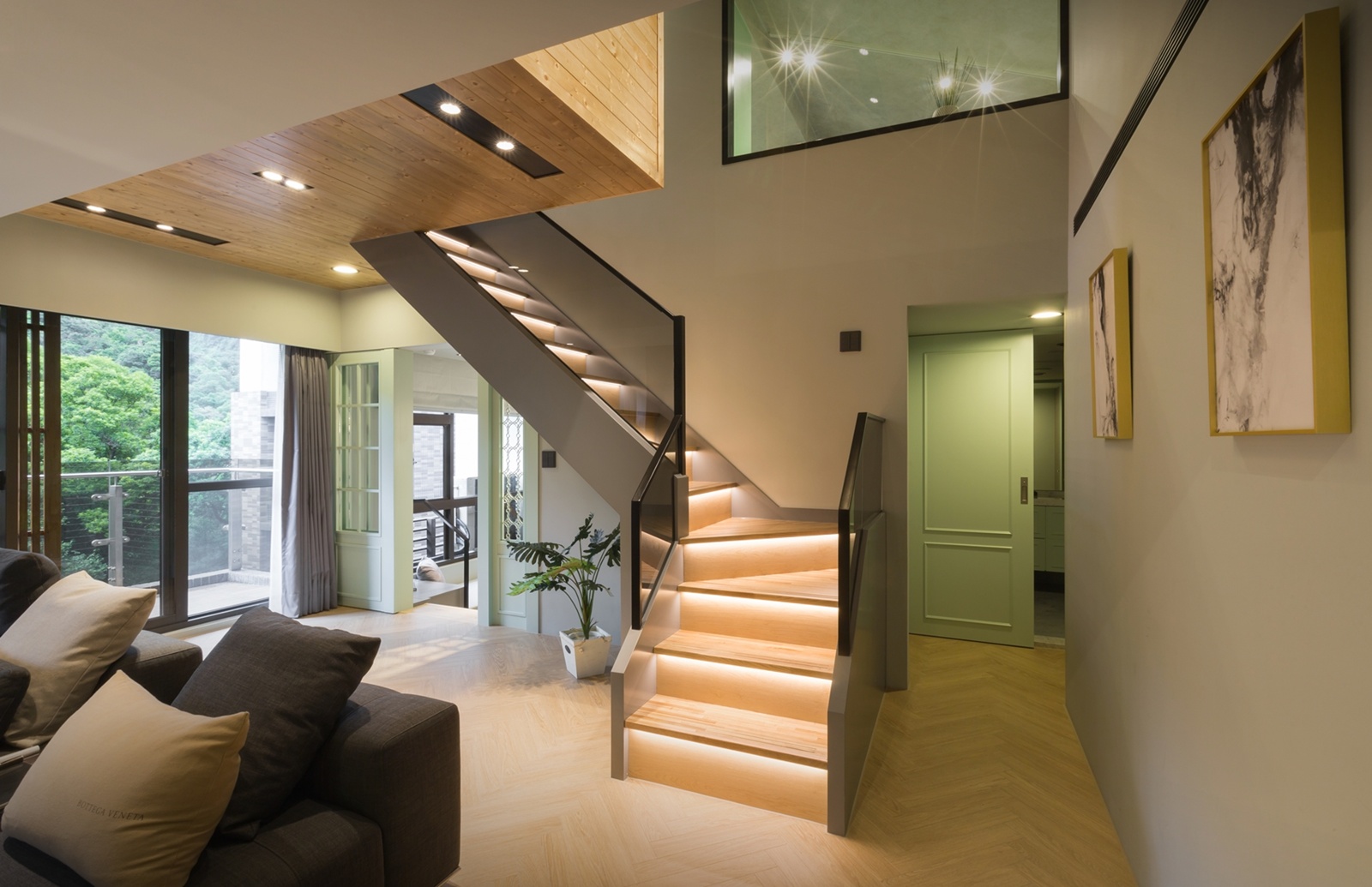 台北室內設計師推薦 │ 層序流轉，山景入框 │ 三宅一秀 郁琇琇 設計盒子DESIGN BOX3