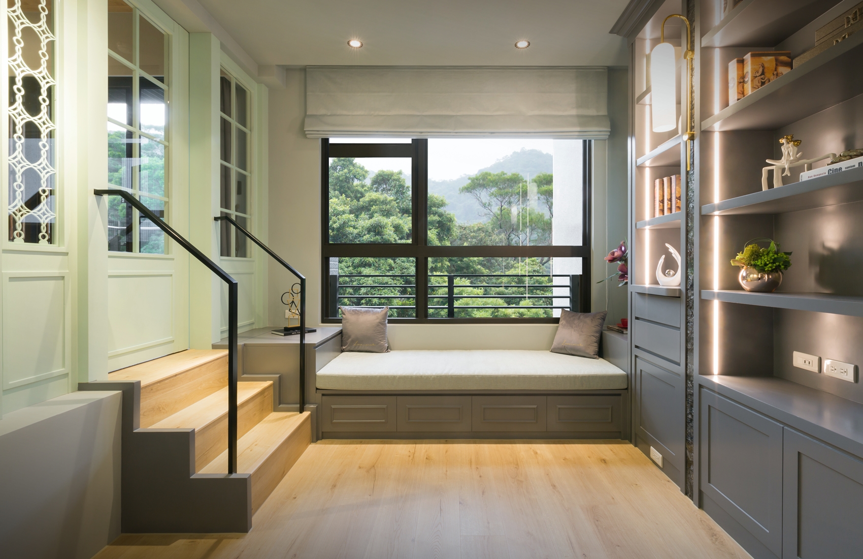 台北室內設計師推薦 │ 層序流轉，山景入框 │ 三宅一秀 郁琇琇 設計盒子DESIGN BOX4