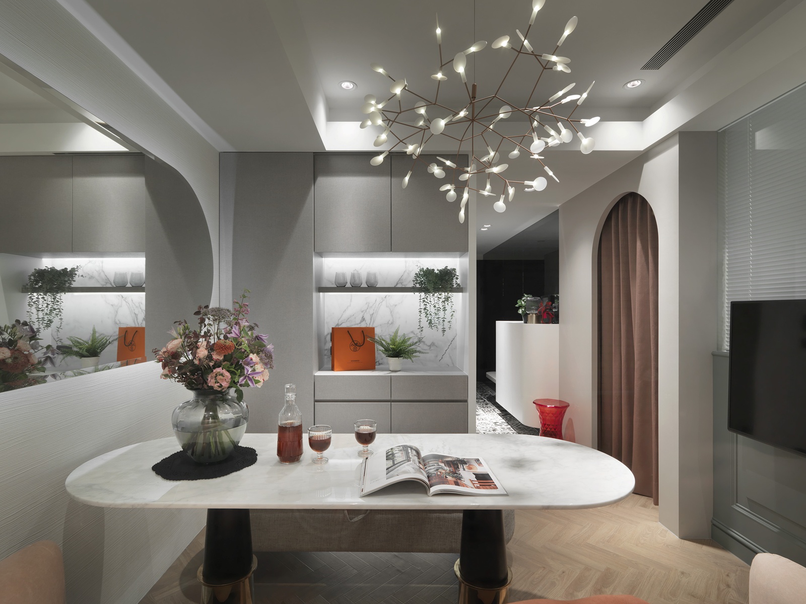 室內設計  │《法式綺想》隱寓設計 鍾頌婷 設計盒子DESIGN BOX