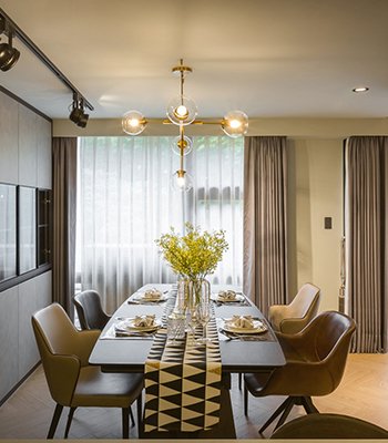 台北室內設計師推薦 │ 層序流轉，山景入框 │  三宅一秀 郁琇琇